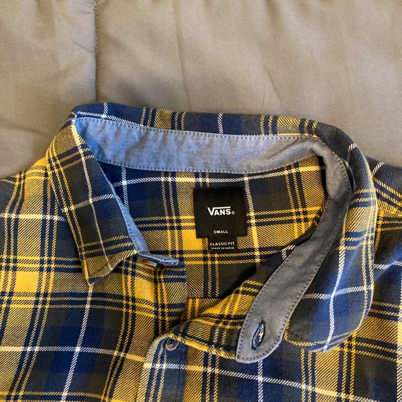 Vans | Shirts | Vans Blue Yellow 
